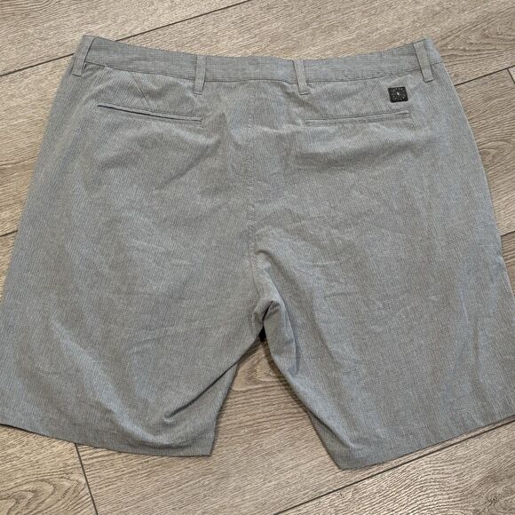 Linksoul Boardwalker Performance Golf Shorts Perforated Stretch Gray Size 40 - Picture 6 of 6